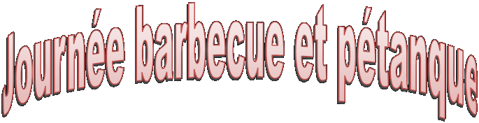 Journ�e barbecue et p�tanque
